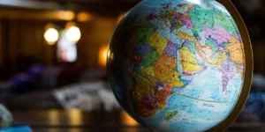 Globe on desk